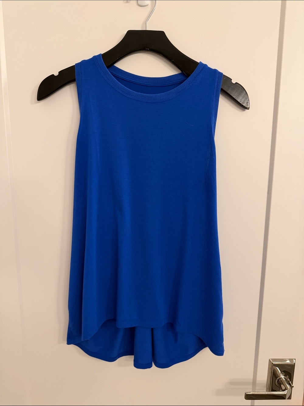 Athleta Cobalt Blue High-Low Sleeveless Tank